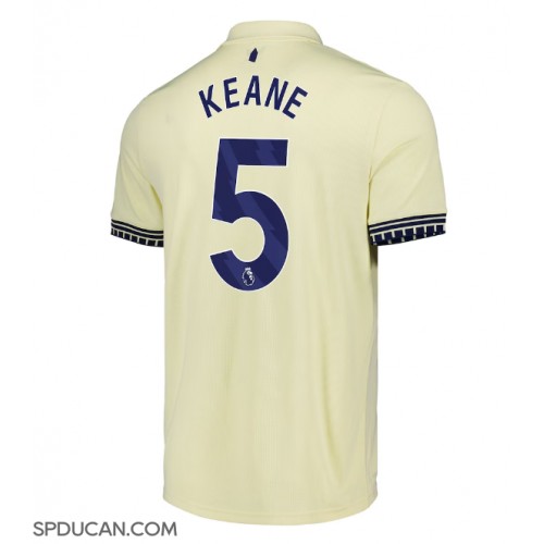 Muški Nogometni Dres Everton Michael Keane #5 Gostujuci 2025-26 Kratak Rukav